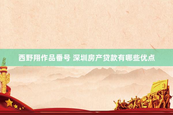 西野翔作品番号 深圳房产贷款有哪些优点