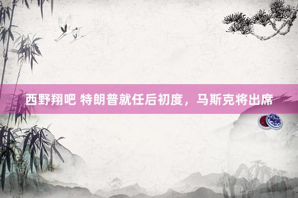 西野翔吧 特朗普就任后初度，马斯克将出席