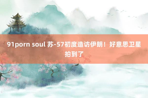 91porn soul 苏-57初度造访伊朗！好意思卫星拍到了